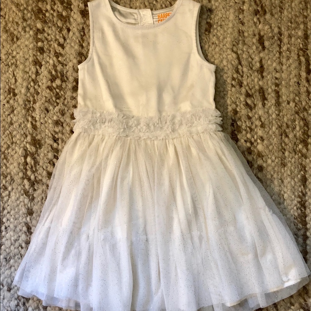Tulle overlay party dress